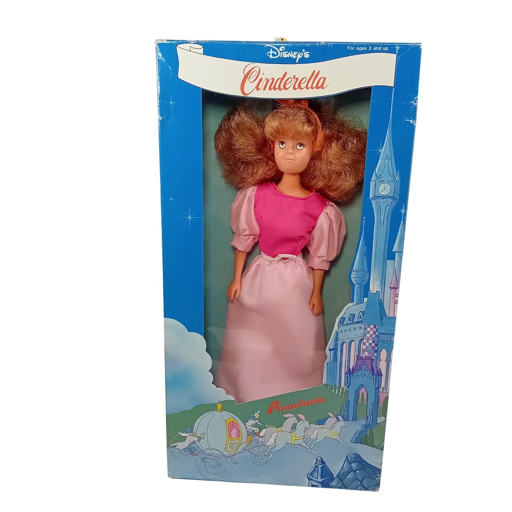 BNIB NRFB 1980 VTG Bikin‎ Cinderella Ugly Stepsister Fashion Doll Anastasia REaD